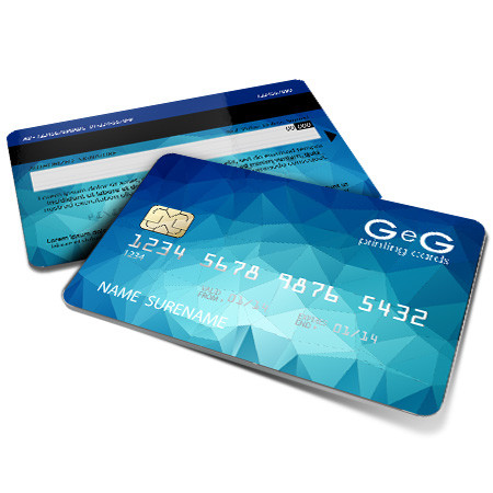 credit card in pvc